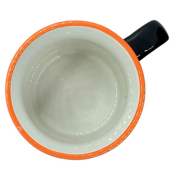 LANG by Design Group Orange & Black “Squad Ghouls” Halloween Coffee Mug 18 oz. - Picture 10 of 11